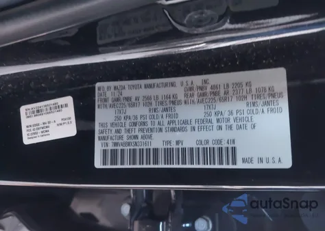 2025 Mazda Cx-50 2.5 S Preferred Package z USA, uszkodzony, nr VIN 7MMVABBMXSN331611